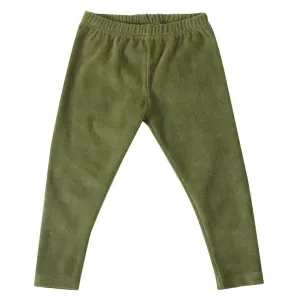 Green Velour Leggings by Pigeon Organics