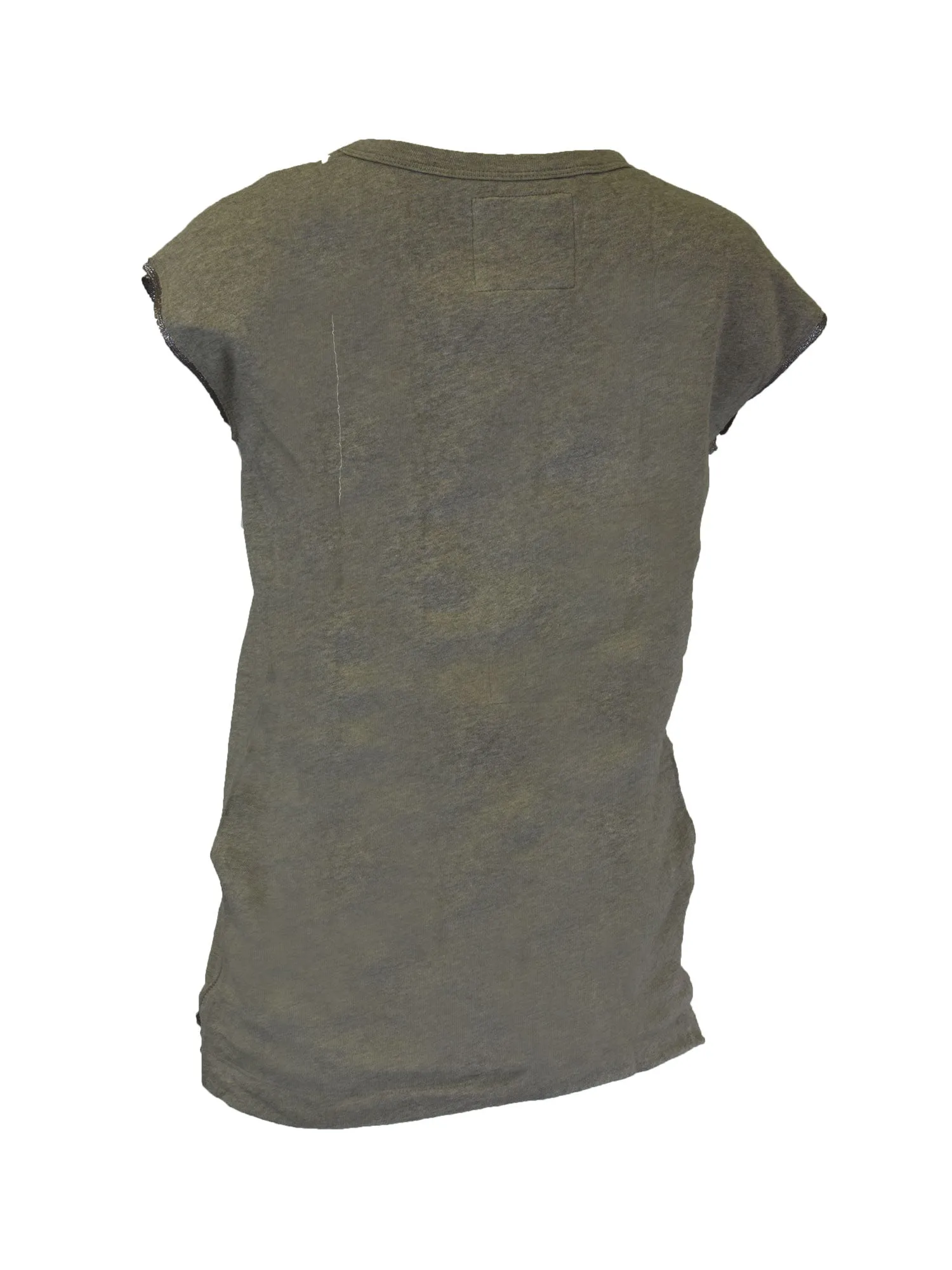 Grey State Sleeveless Cotton Terry Tee $68 NEW