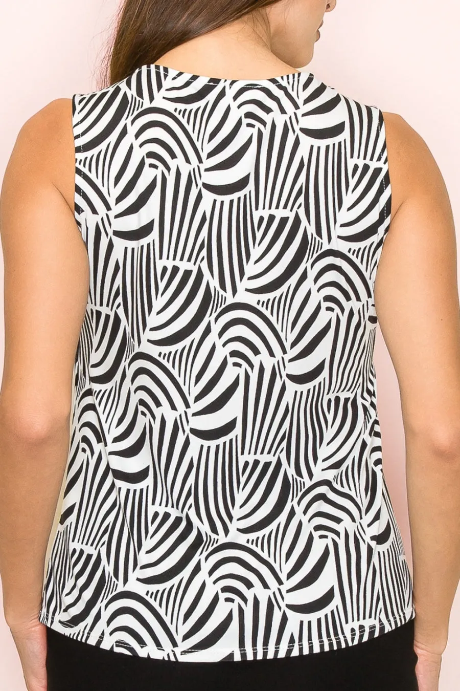 GROMMENT KEYHOLE SLEEVELESS TANK