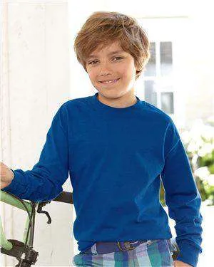 Hanes Youth Tagless® Long Sleeve T-Shirt - 5546