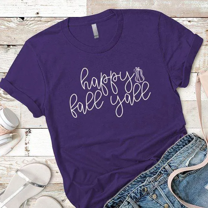 Happy Fall Yall Premium Tees