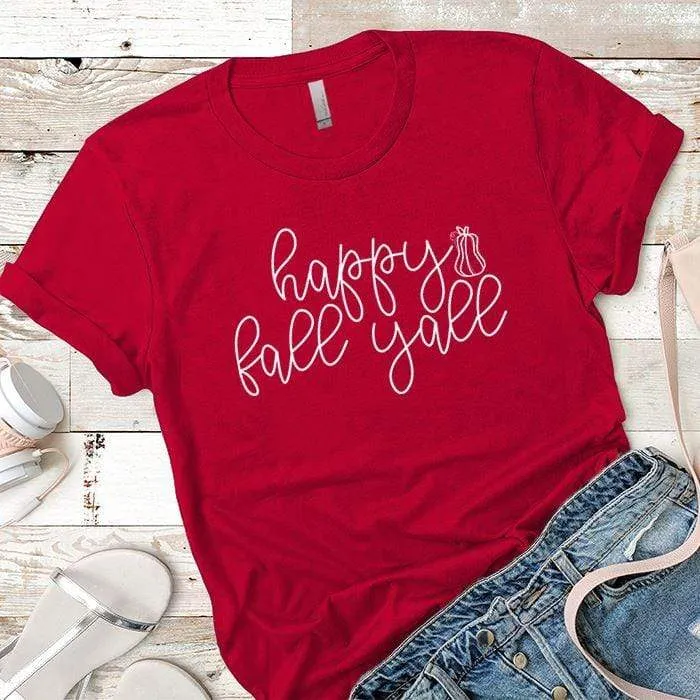 Happy Fall Yall Premium Tees