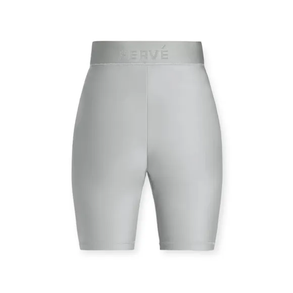 Herve Leger Logo High Rise Bike Shorts