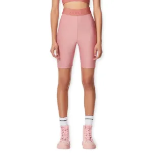 Herve Leger Logo High Rise Bike Shorts