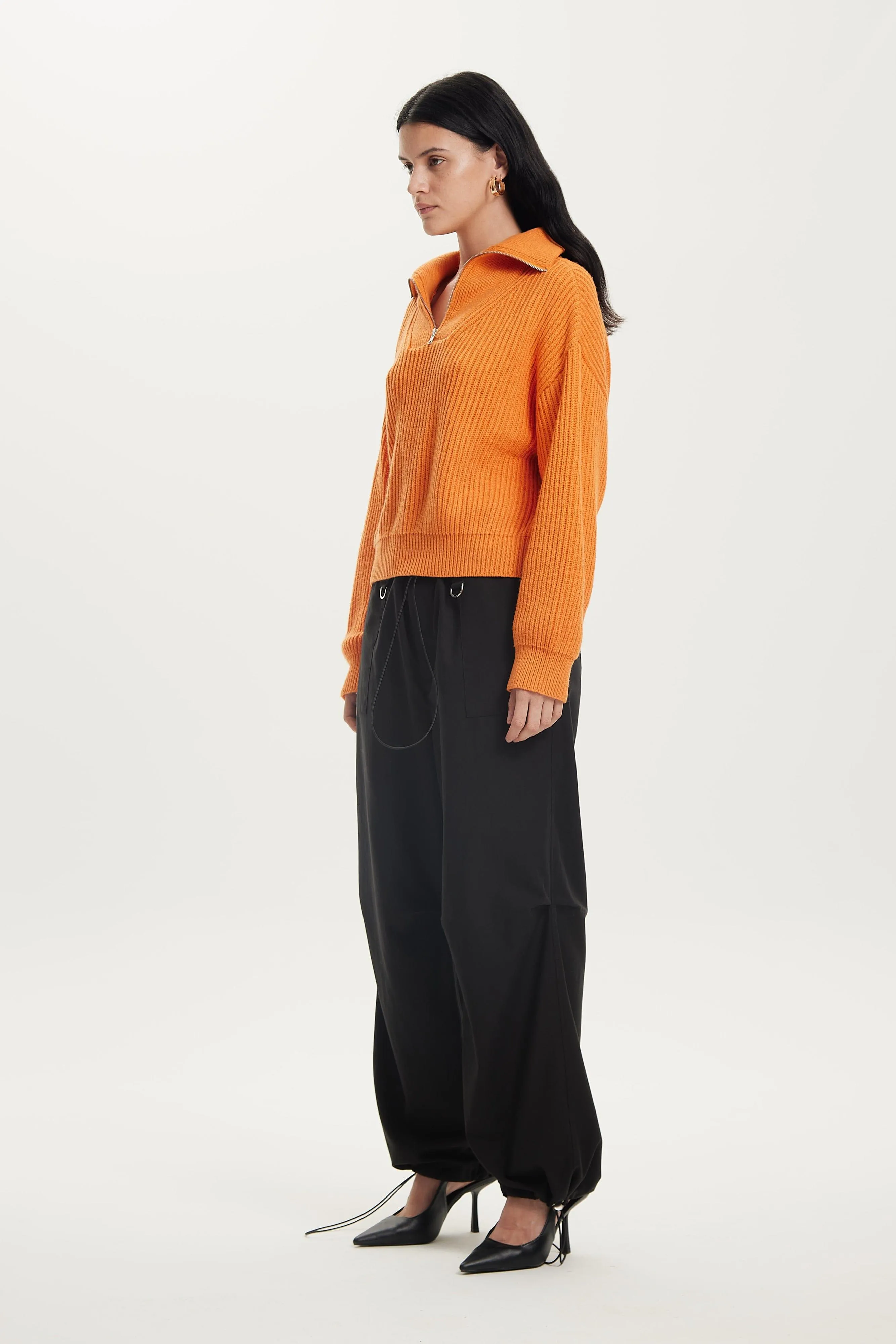 HIGH TIMES ZIP UP KNIT | JAFFA