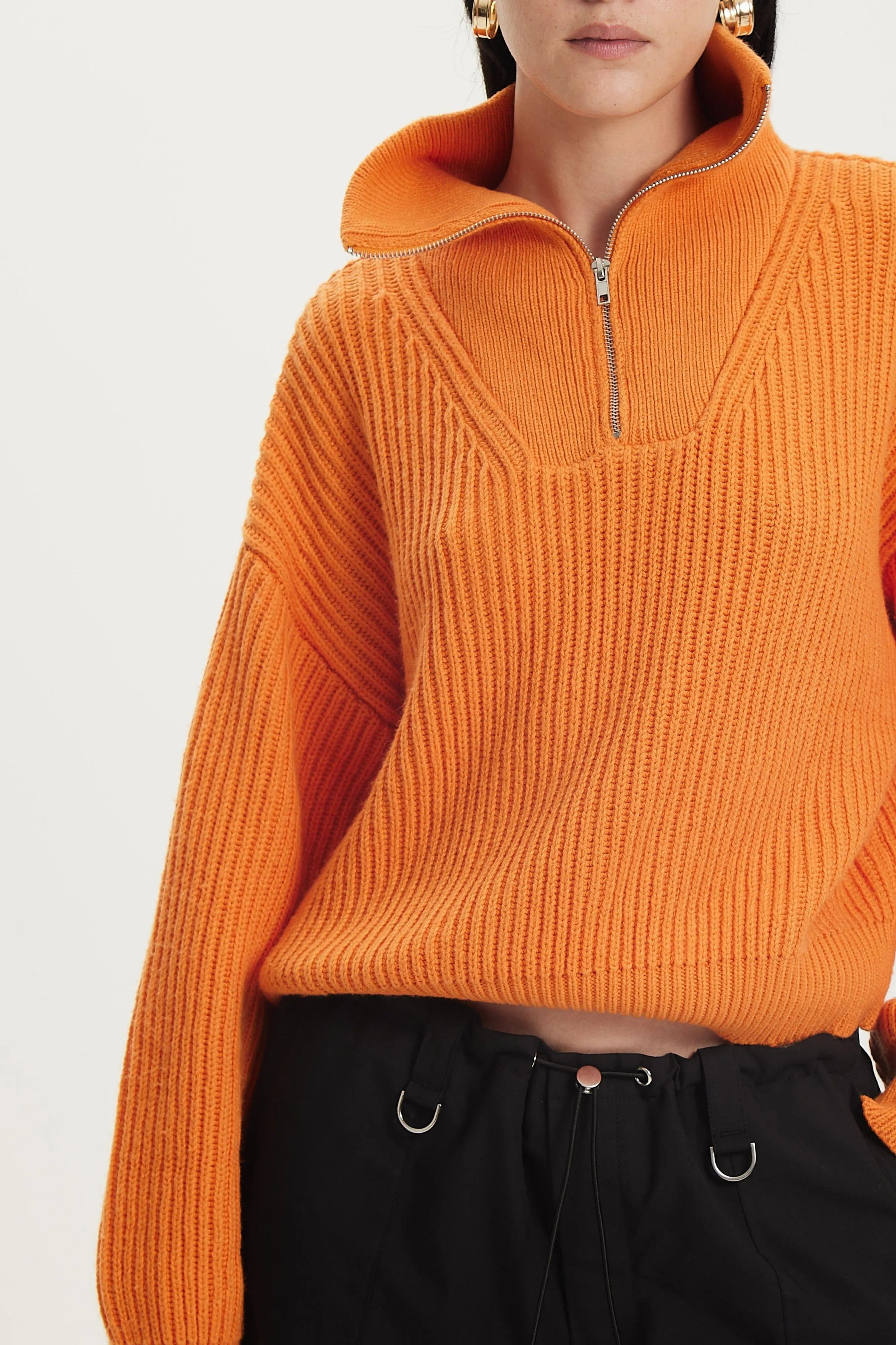 HIGH TIMES ZIP UP KNIT | JAFFA