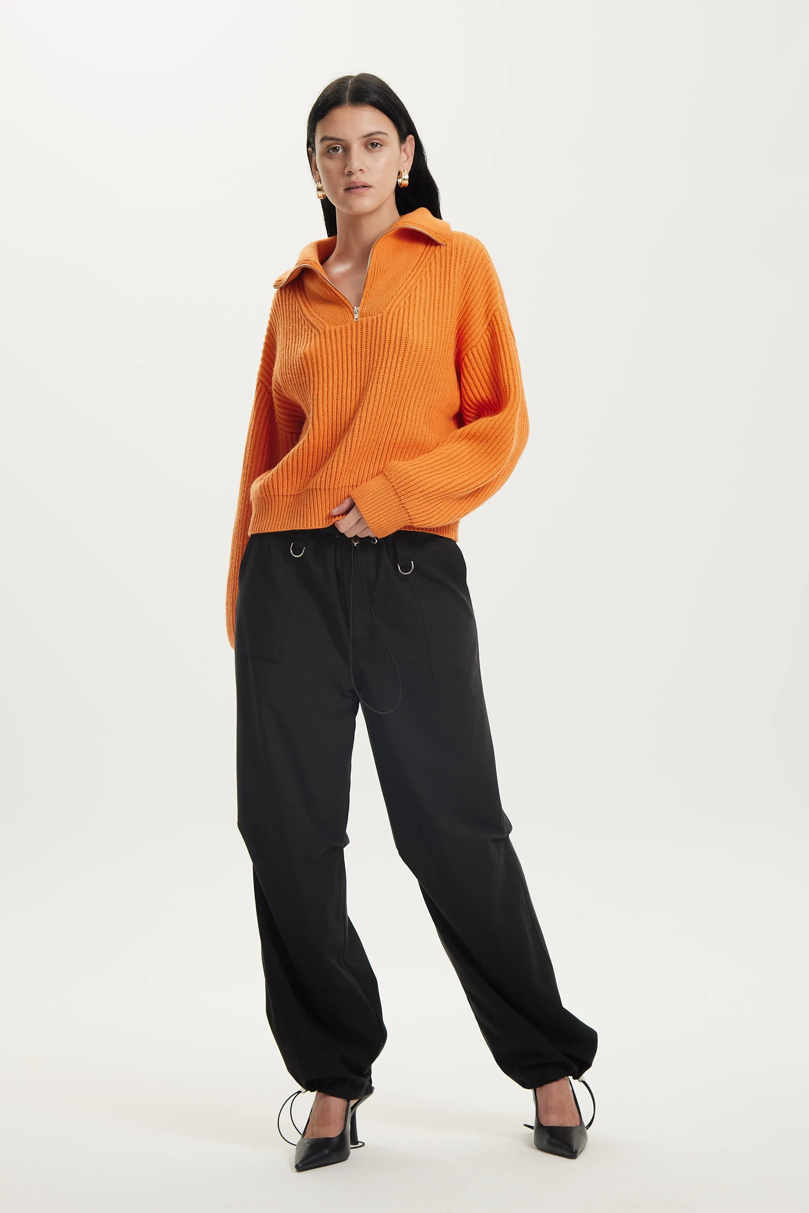 HIGH TIMES ZIP UP KNIT | JAFFA