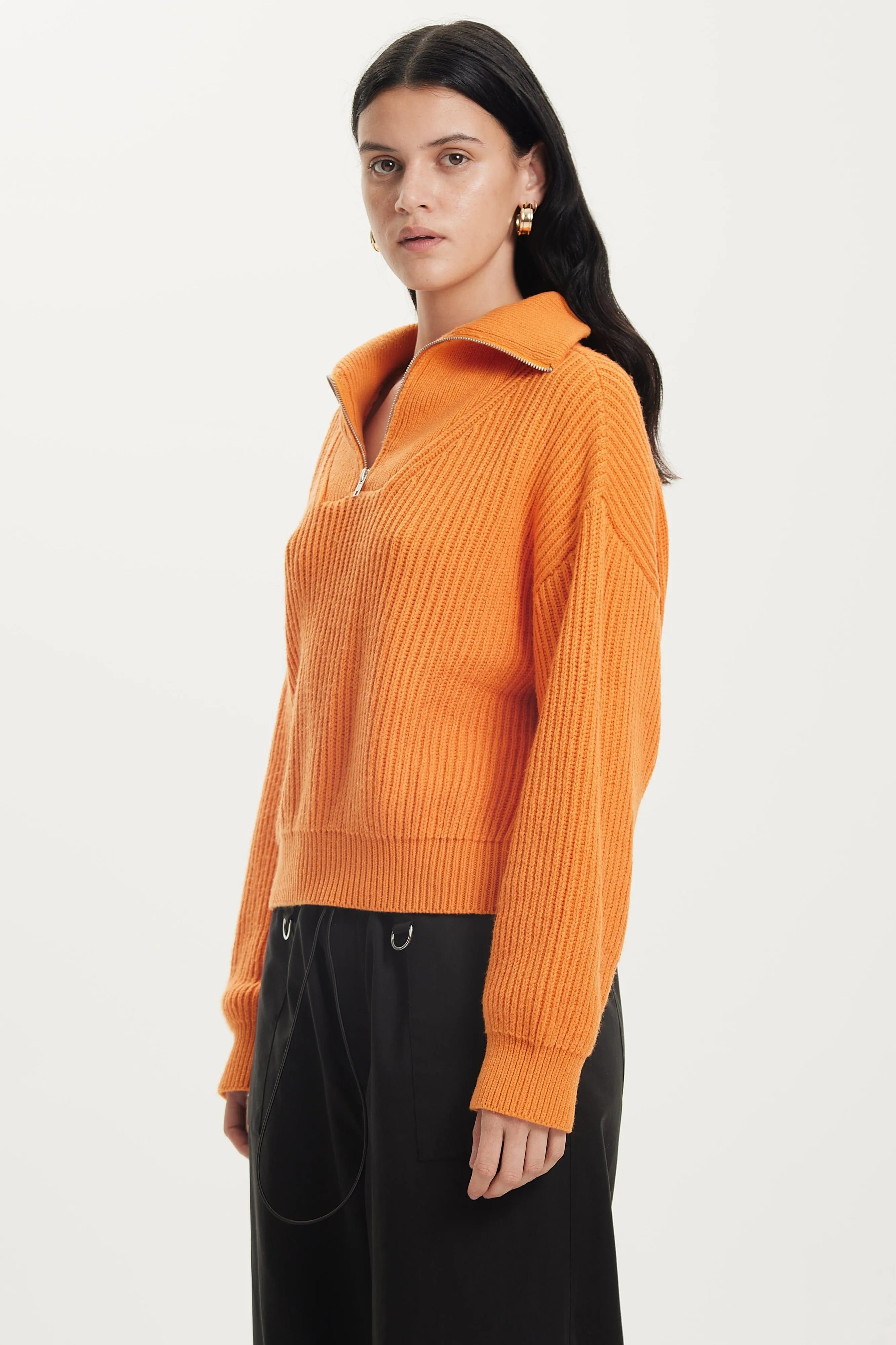 HIGH TIMES ZIP UP KNIT | JAFFA