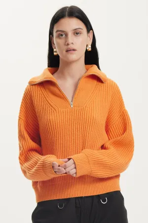 HIGH TIMES ZIP UP KNIT | JAFFA