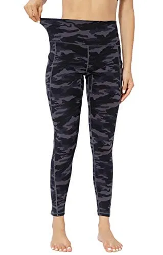 High Waist Womens Yoga Pants Leopard Printed Athletic Yoga Leggings with Pockets 3X Work Comfy Soft for Women,2XL
