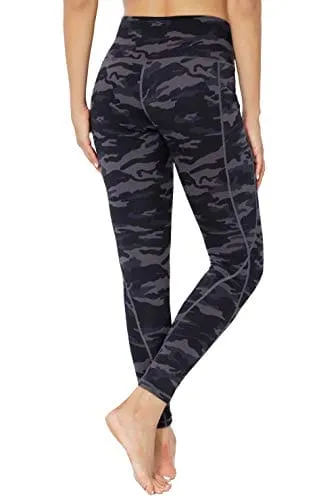 High Waist Womens Yoga Pants Leopard Printed Athletic Yoga Leggings with Pockets 3X Work Comfy Soft for Women,2XL