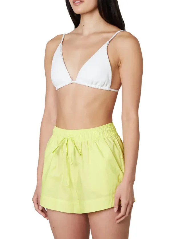 High Waisted Striped Boxer Shorts