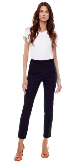 Honeycomb Jacquard Slim Ankle Pant