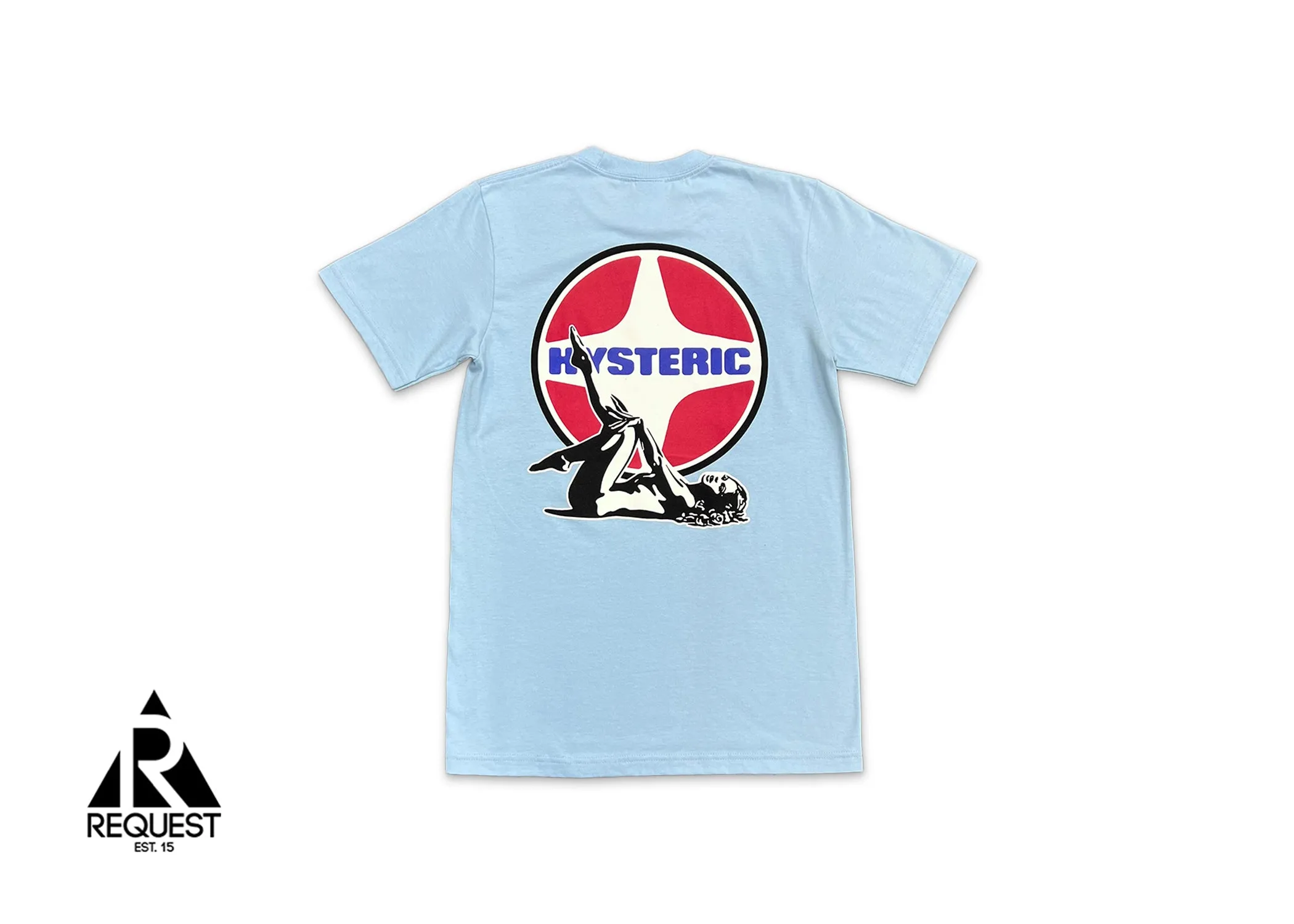 Hysteric Glamour Pin Up Tee "Light Blue"
