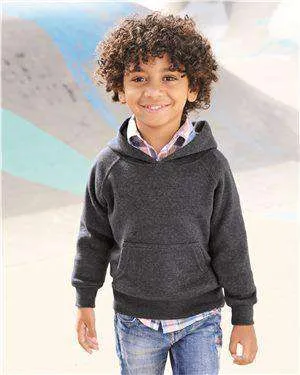 Independent Trading Toddler Raglan Hoodie Sweatshirt - PRM10TSB