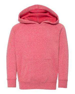 Independent Trading Toddler Raglan Hoodie Sweatshirt - PRM10TSB