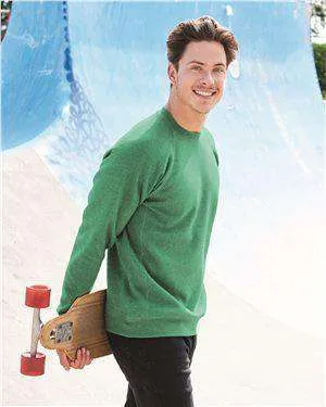 Independent Trading Unisex Slim Raglan Sweatshirt - PRM30SBC