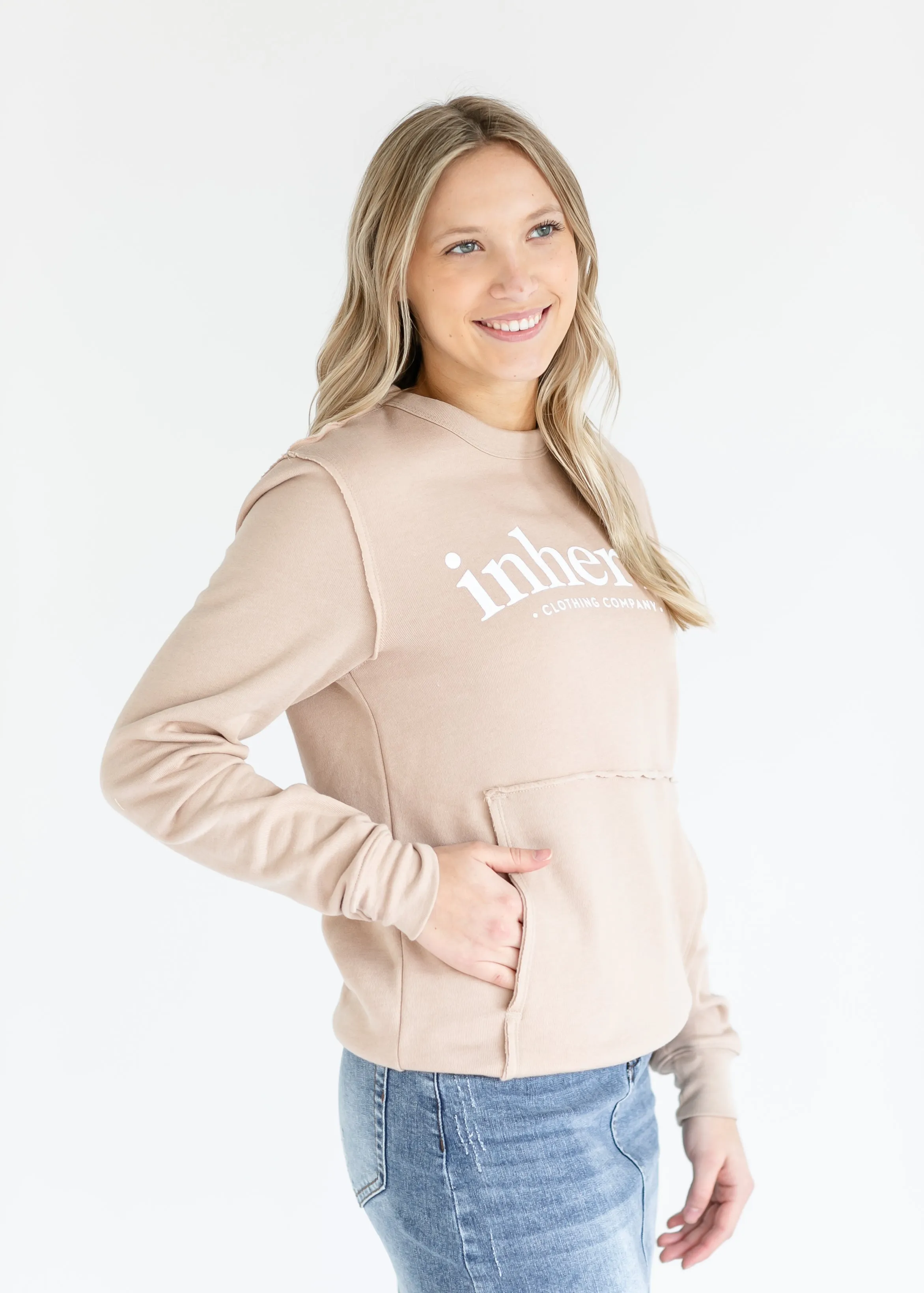 Inherit Raw Edge Crewneck Sweatshirt