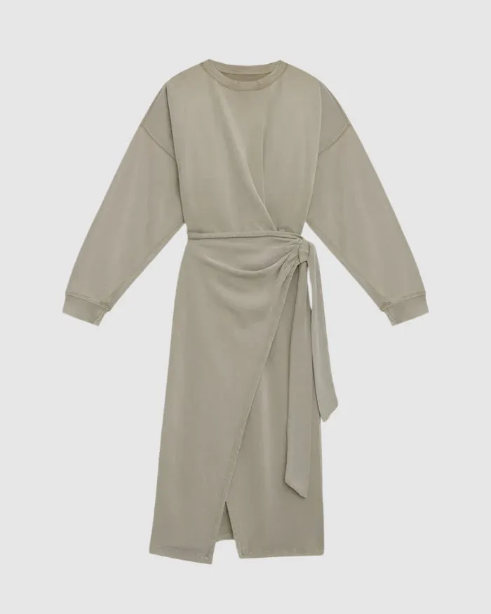 Isabel Marant Sandrina Dress in Light Khaki