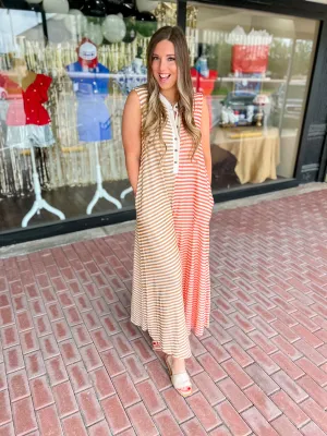 Ivy Lane Striped Jumpsuit