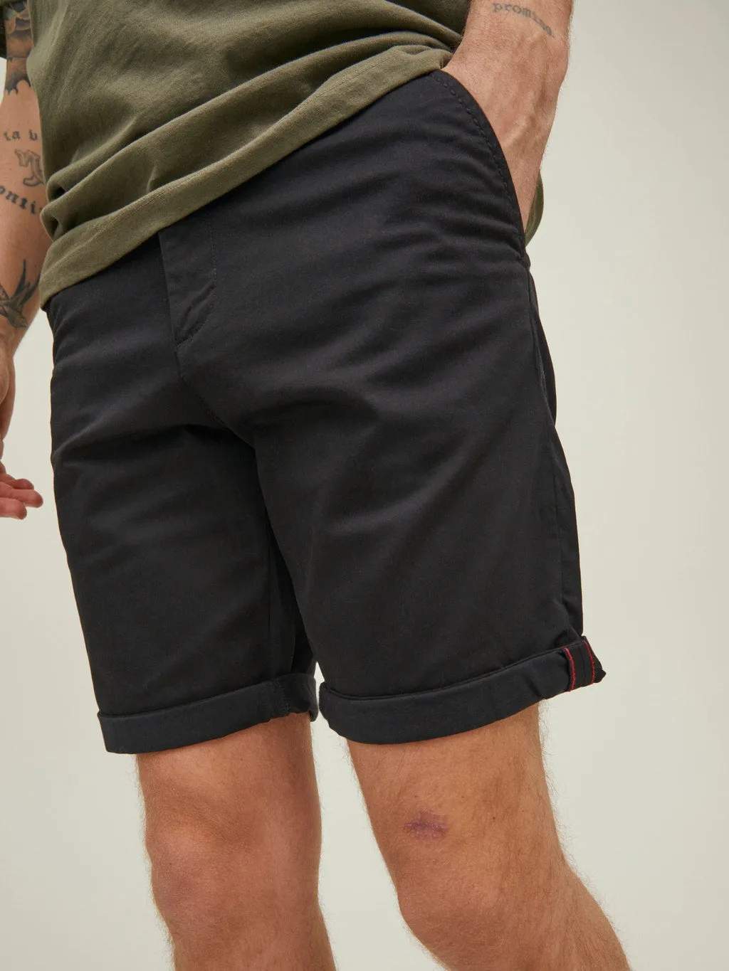 Jack Jones Bowie Chino Shorts Black