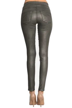 James Twiggy Slip-On - Antique Pewter Glossed
