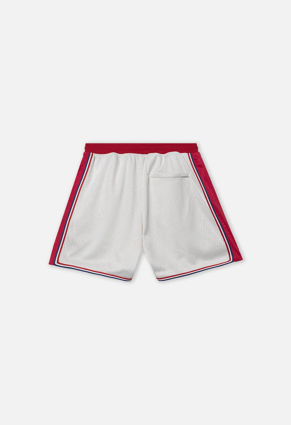 John Elliott x Olympic Heritage Paris Shorts / White x Red