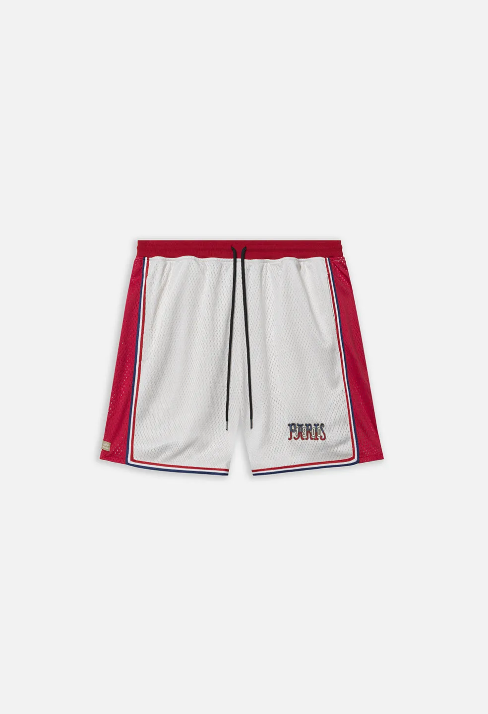 John Elliott x Olympic Heritage Paris Shorts / White x Red
