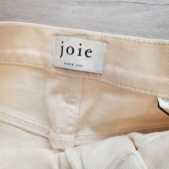 Joie Womens Hauser Frayed Raw Hem High Waisted Jean Shorts