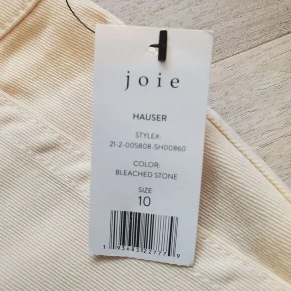 Joie Womens Hauser Frayed Raw Hem High Waisted Jean Shorts
