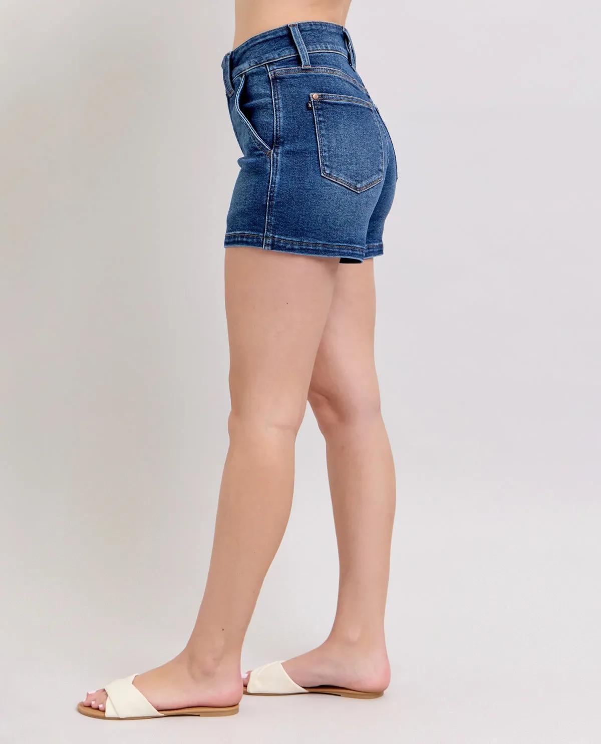 Judy Blue High Waist Double Button Shorts