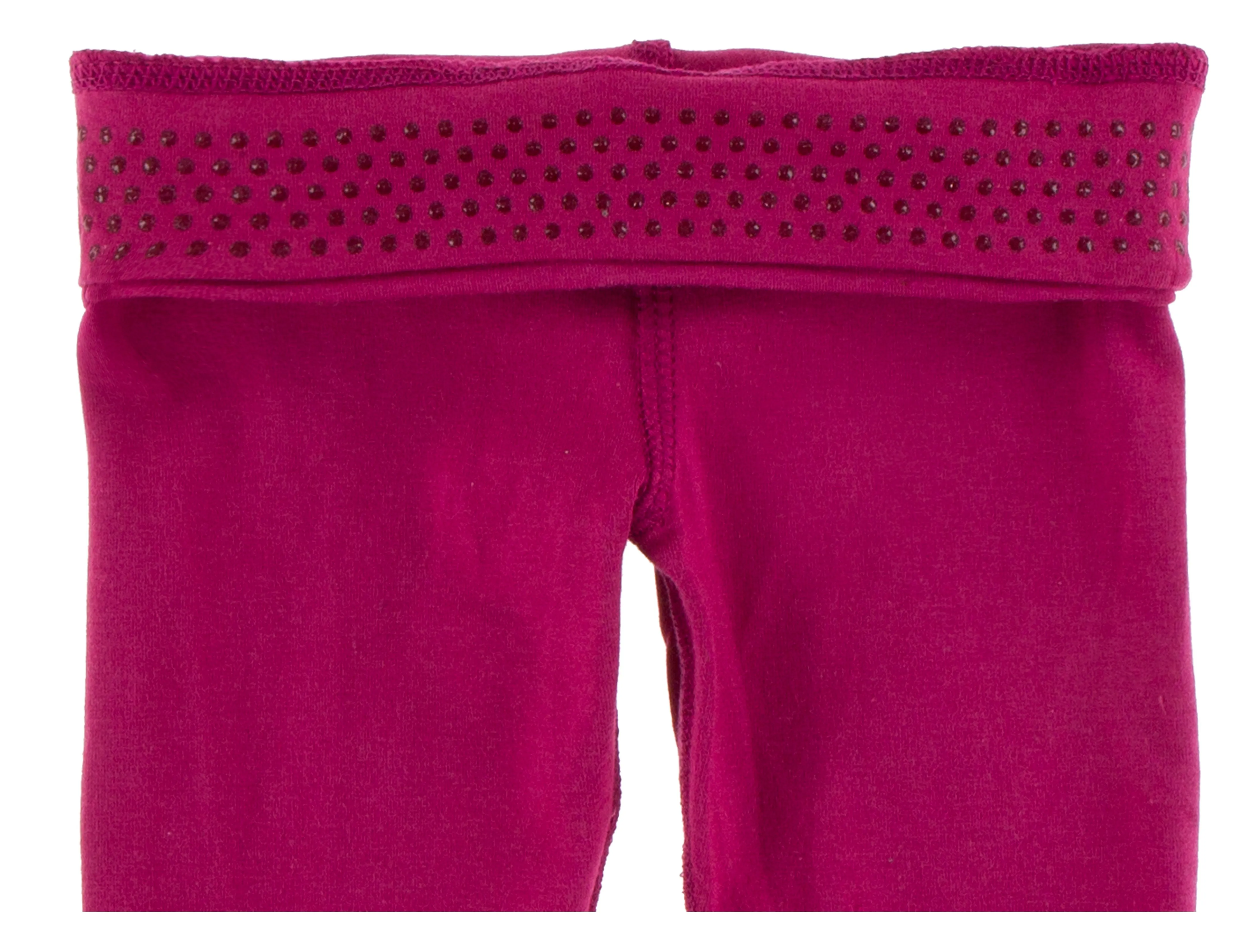 KicKee Pants Solid Berry Performance Jersey Leggings with Waistband