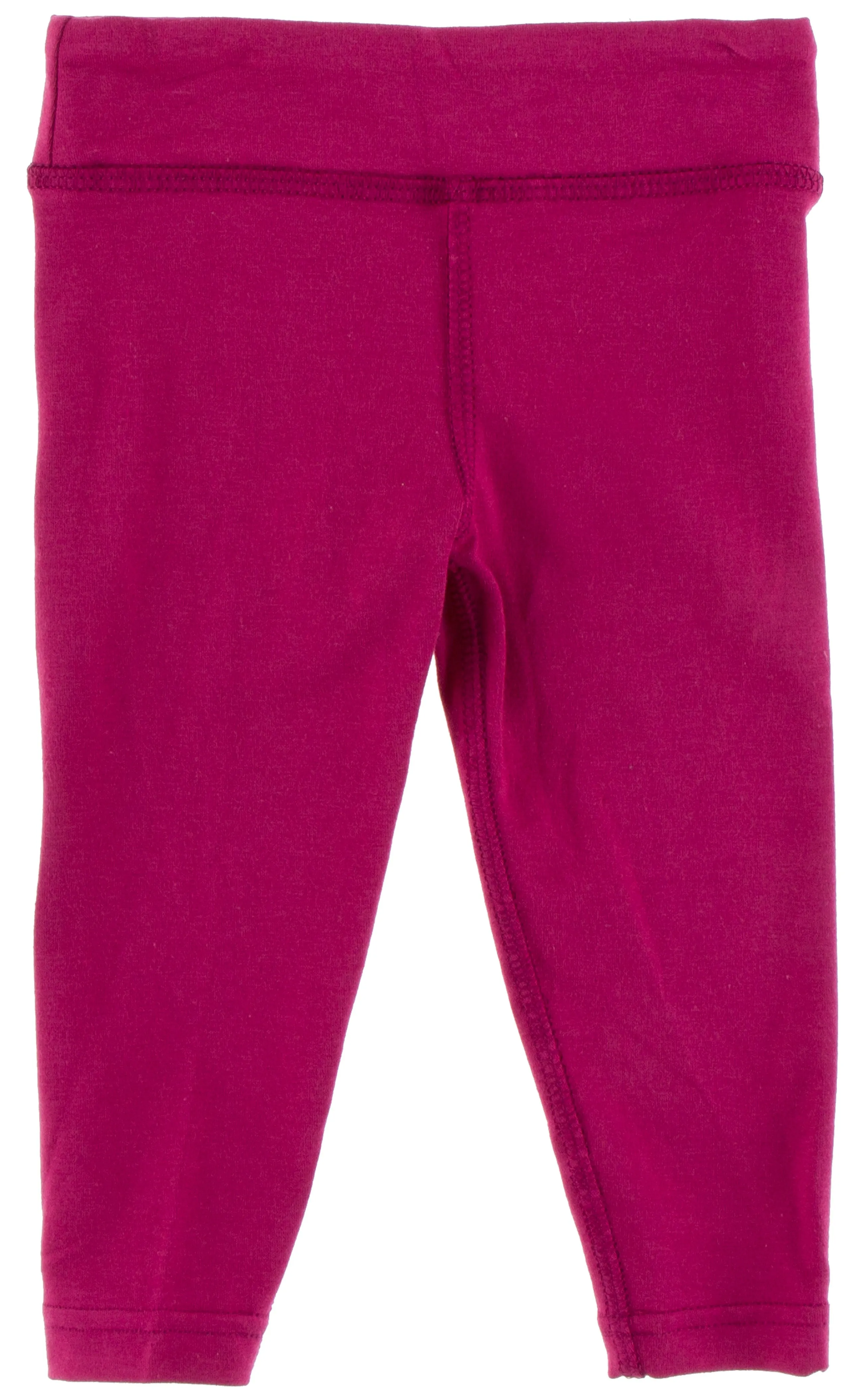 KicKee Pants Solid Berry Performance Jersey Leggings with Waistband