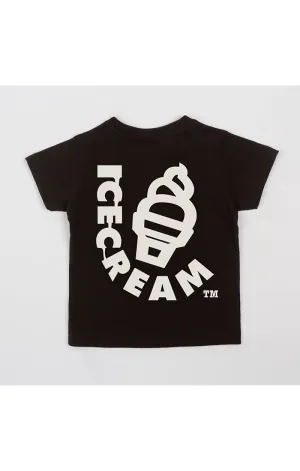 KIDS Swoop ss tee - Black