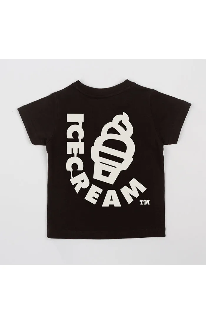 KIDS Swoop ss tee - Black