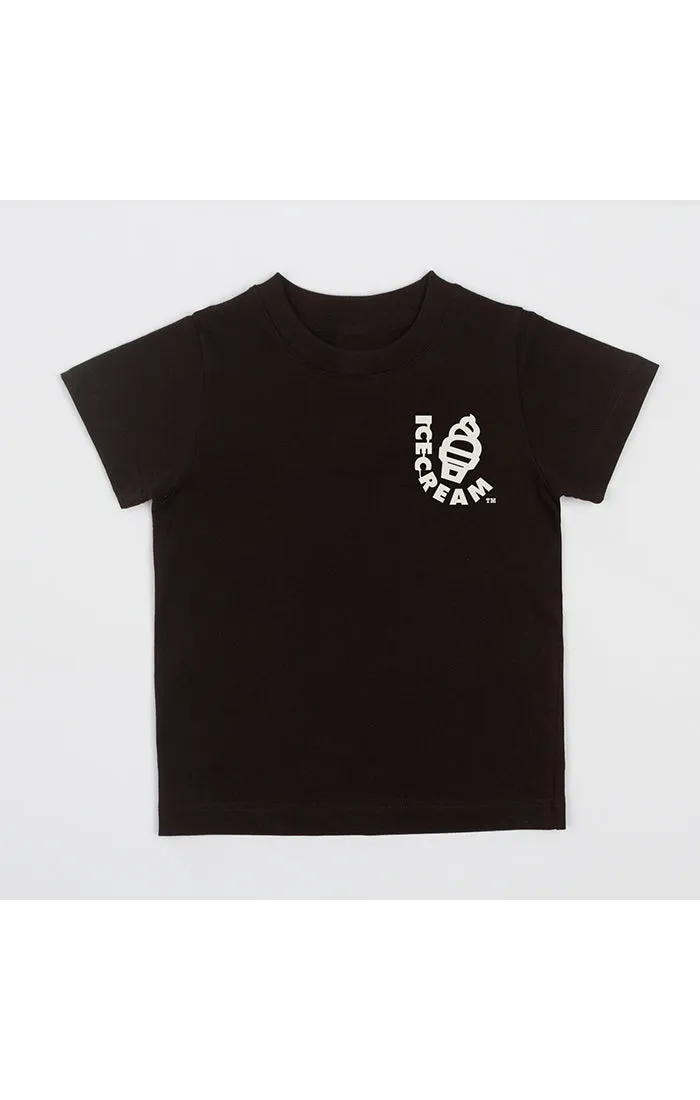 KIDS Swoop ss tee - Black