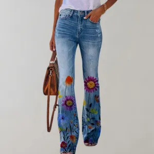 Kjellfrid - Flare pants for ladies