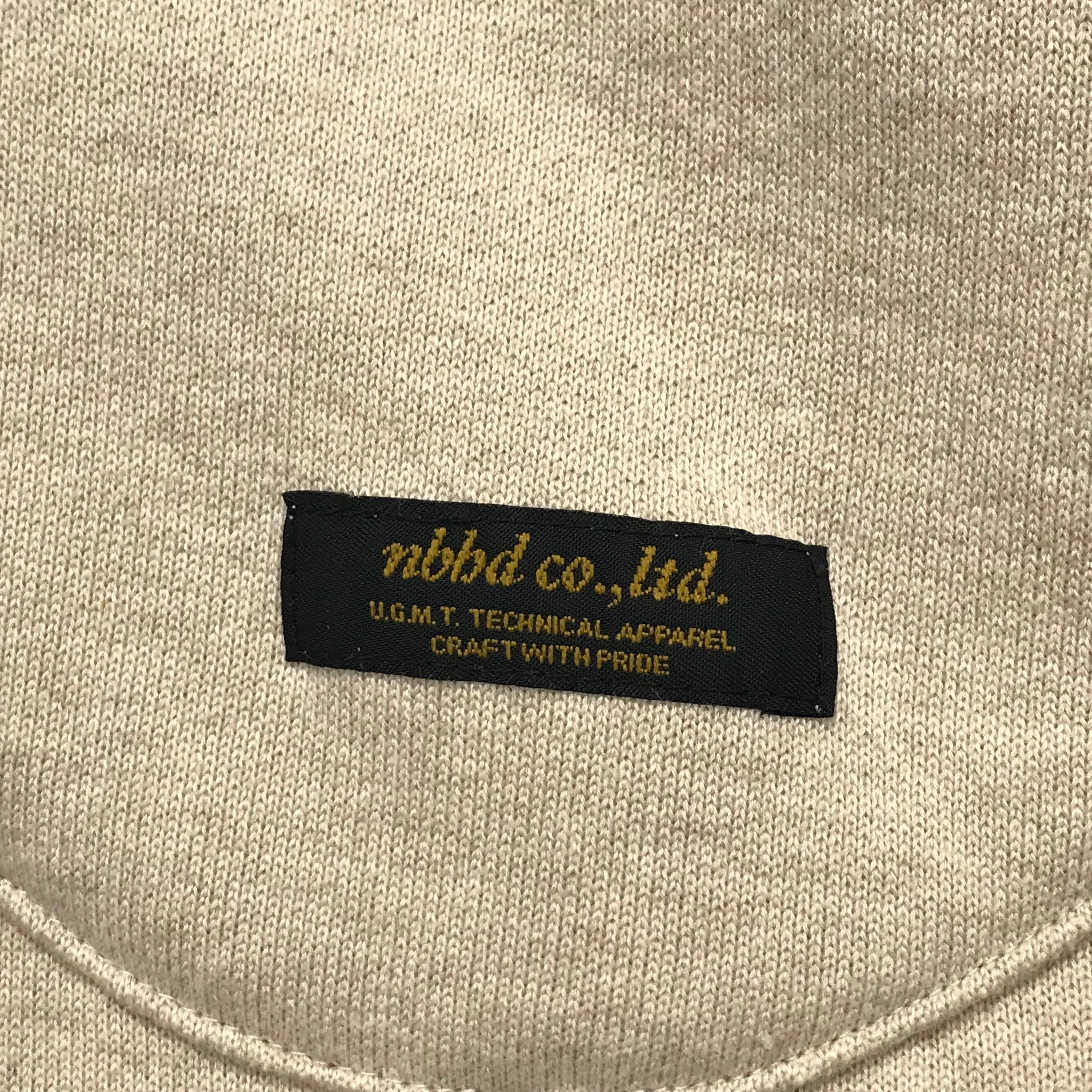 [L] Neighborhood 12AW Everest Fleece Zip Up Jacket Beige