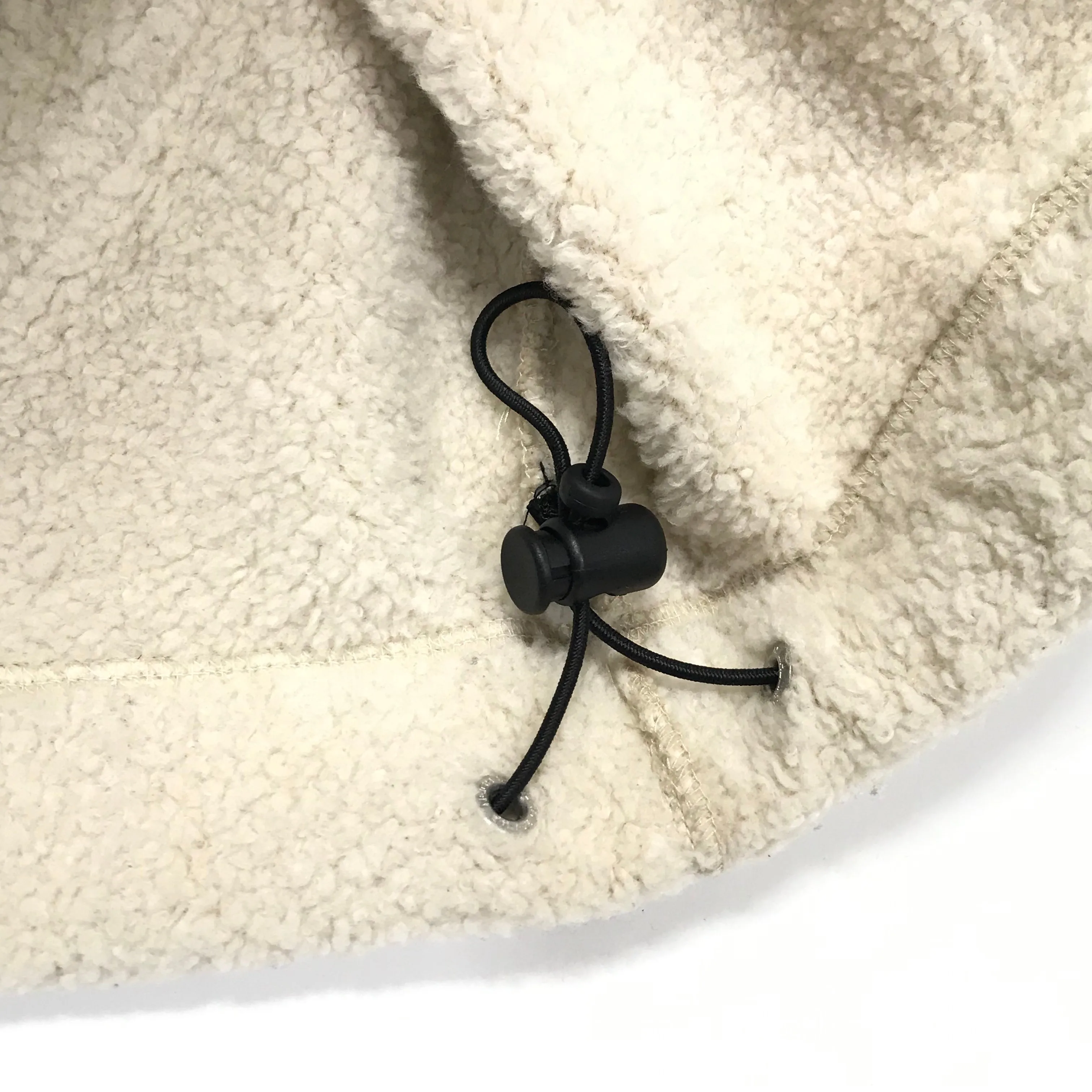 [L] Neighborhood 12AW Everest Fleece Zip Up Jacket Beige