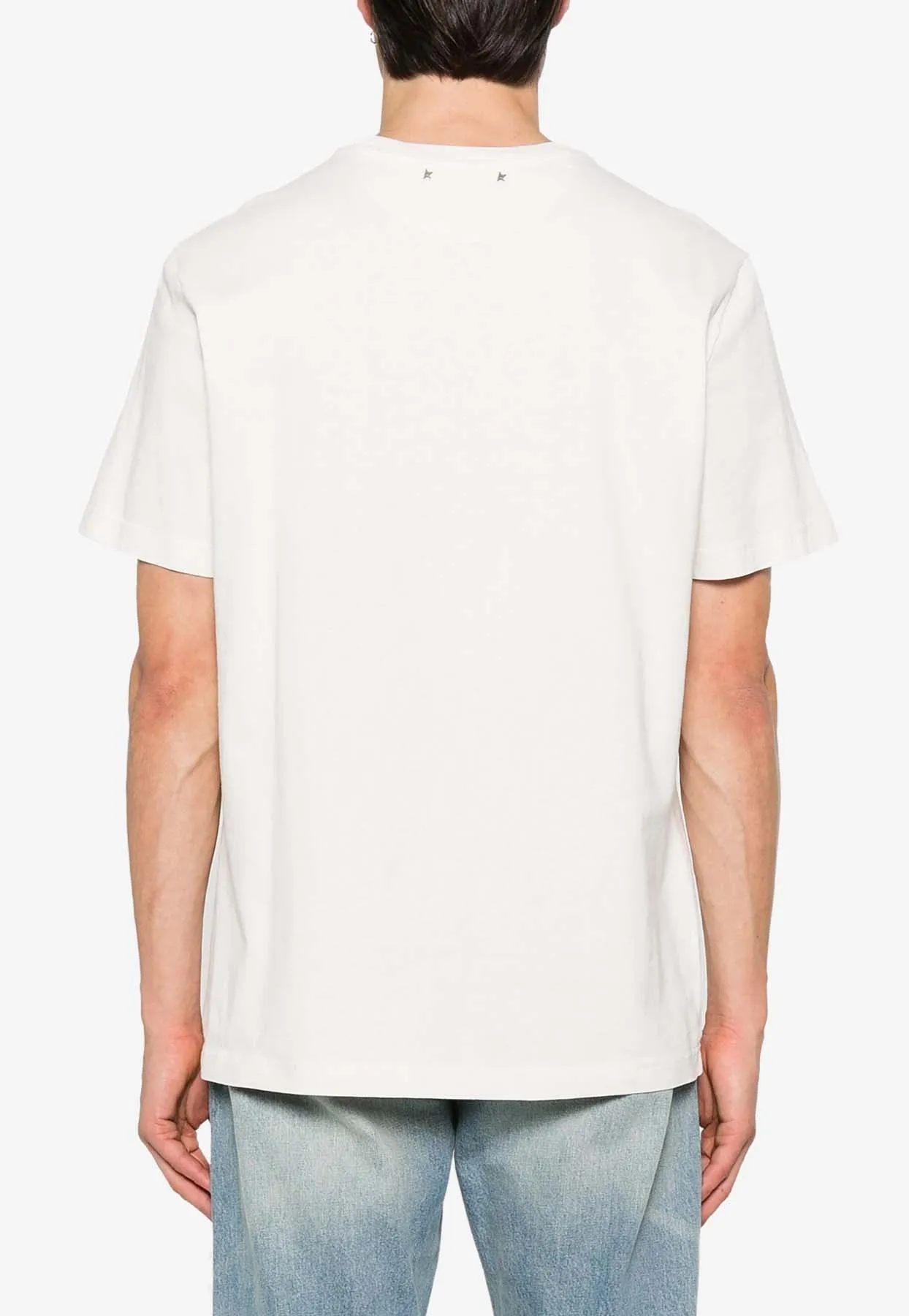 Label Print Crewneck T-shirt