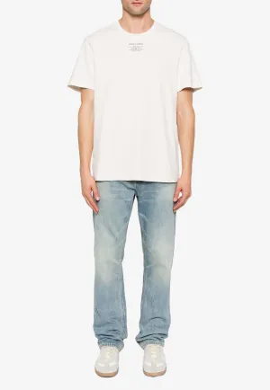 Label Print Crewneck T-shirt