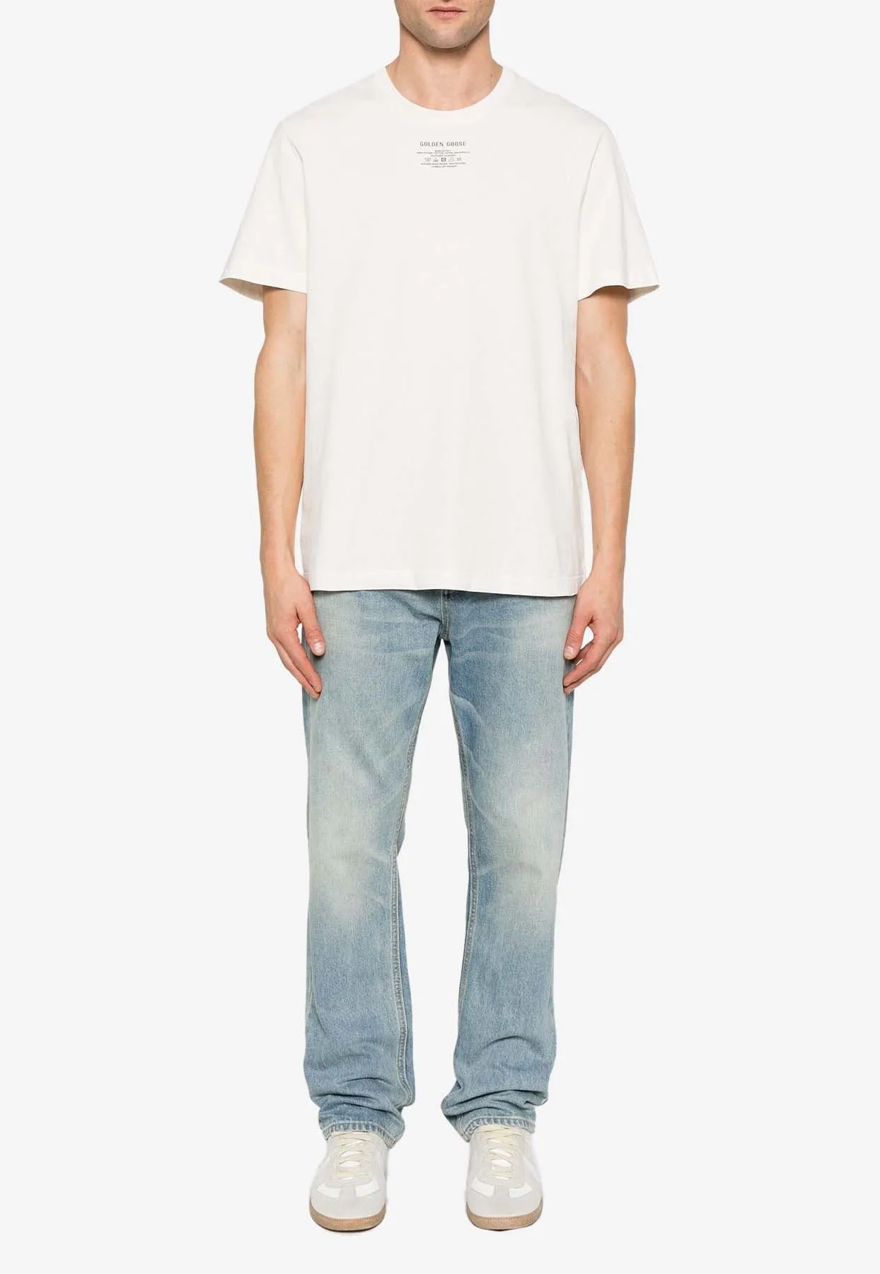 Label Print Crewneck T-shirt