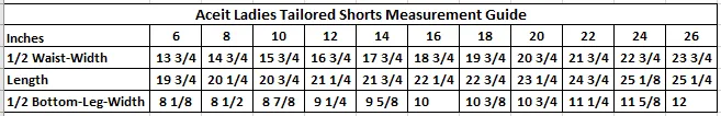 Ladies Bowls England Tailored Short
