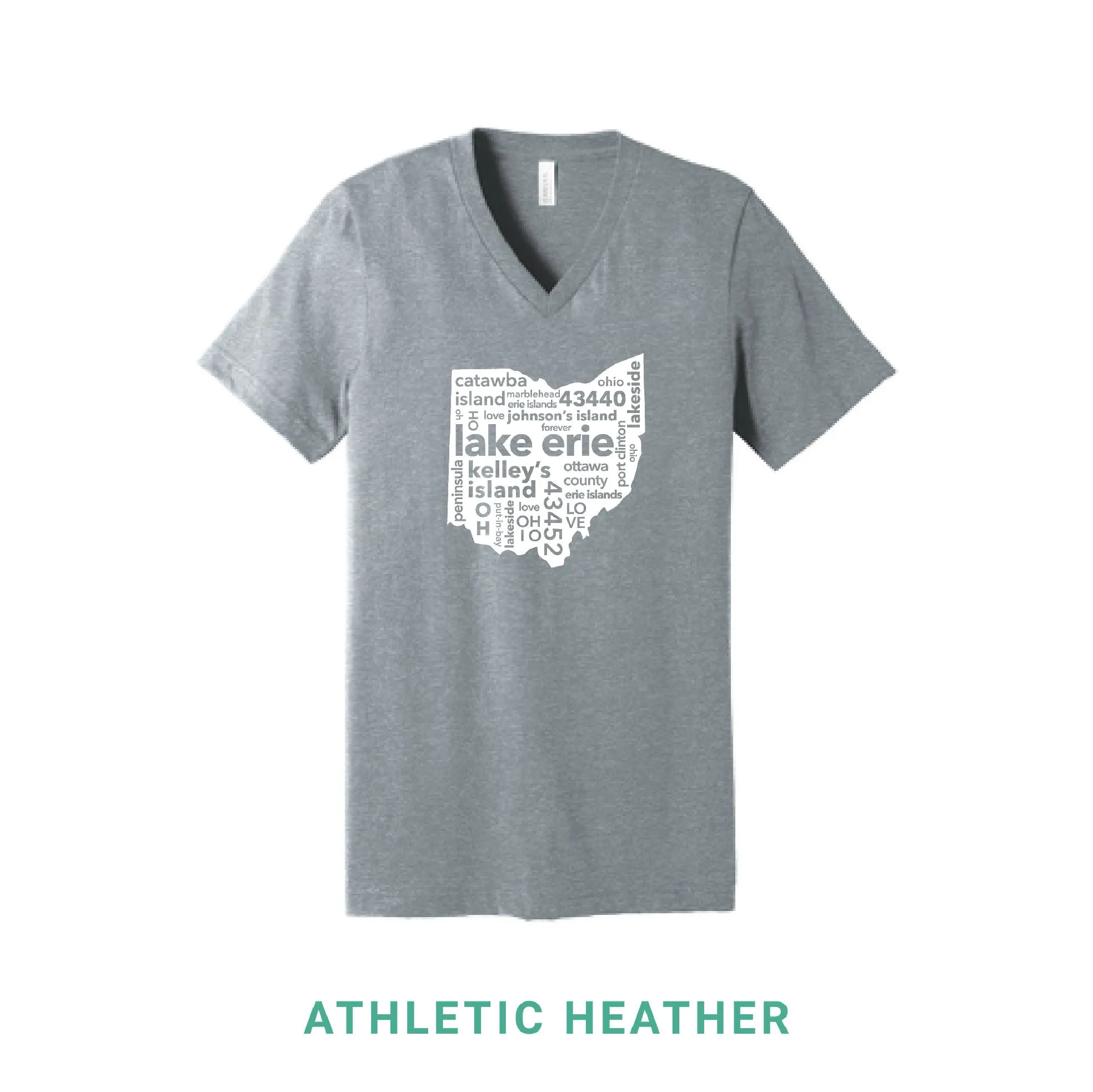Lake Erie V Neck T-Shirt