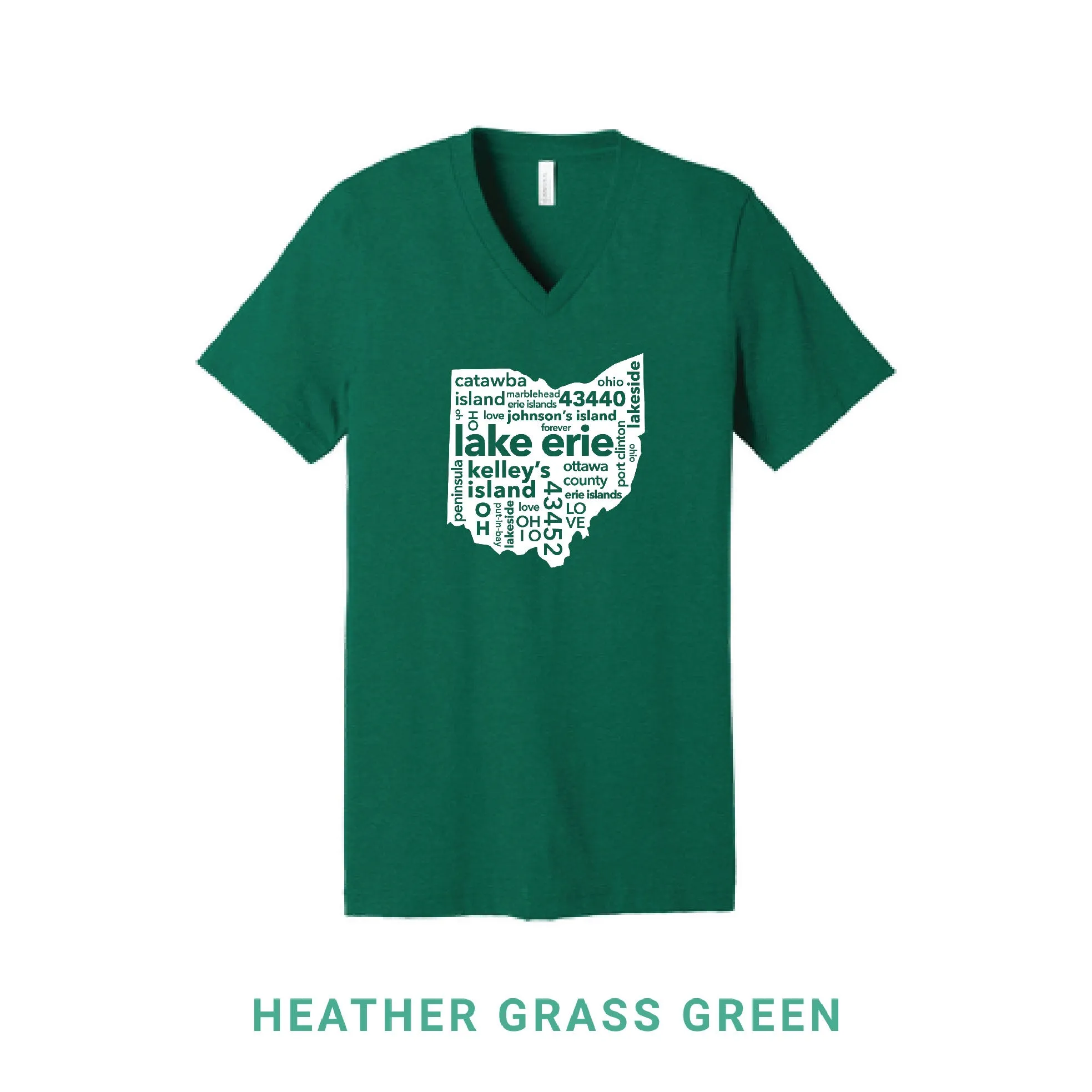 Lake Erie V Neck T-Shirt