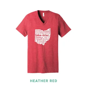 Lake Erie V Neck T-Shirt