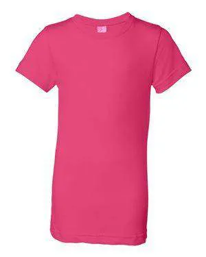 LAT Girl's Fine Jersey Crew Neck T-Shirt - 2616