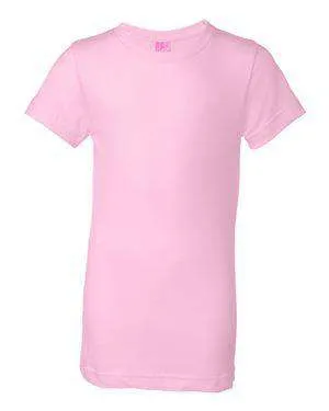 LAT Girl's Fine Jersey Crew Neck T-Shirt - 2616