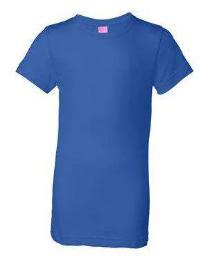 LAT Girl's Fine Jersey Crew Neck T-Shirt - 2616