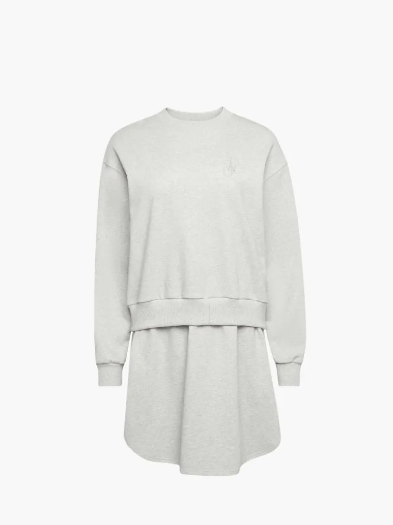 Layered Sweatshirt Dress